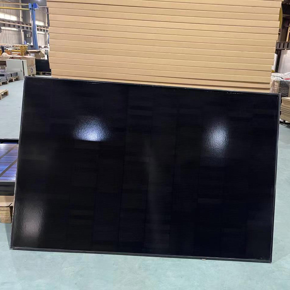 full black shingled solar module